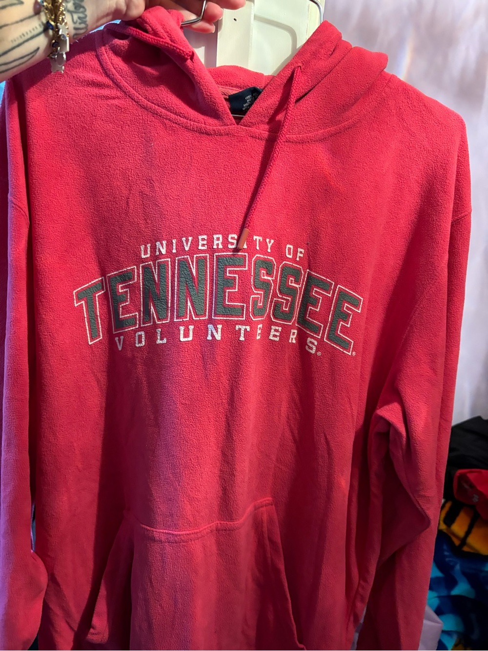 University of Tennessee Volunteers Pink Hoodie Sweater